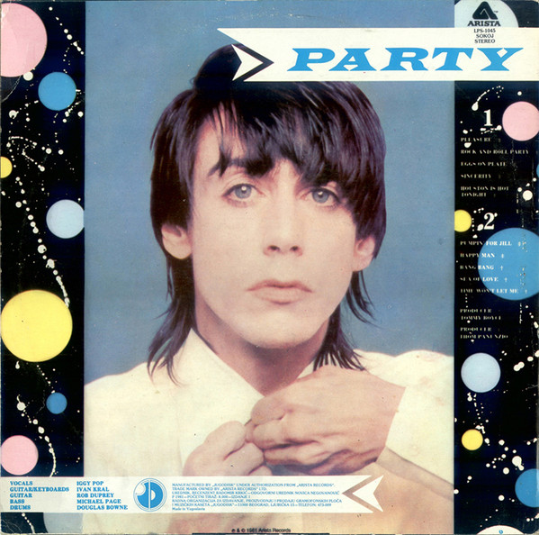 Iggy Pop - Party (LP, Album)