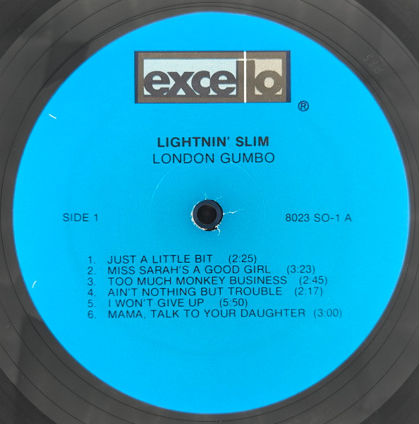 Lightnin' Slim* - London Gumbo (LP, Album, RE)