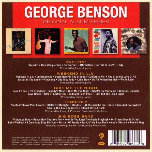 George Benson - Original Album Series (5xCD, Album, Comp, Box)