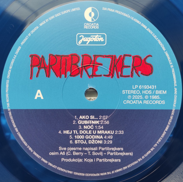 Partibrejkers - Partibrejkers (LP, Album, Dlx, RE, RM, Blu)