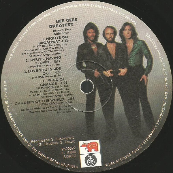 Bee Gees - Greatest (2xLP, Comp)