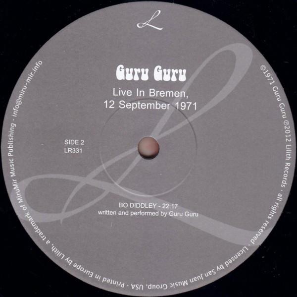 Guru Guru - Live In Bremen, 12 September 1971 (LP, Album + CD, Album)