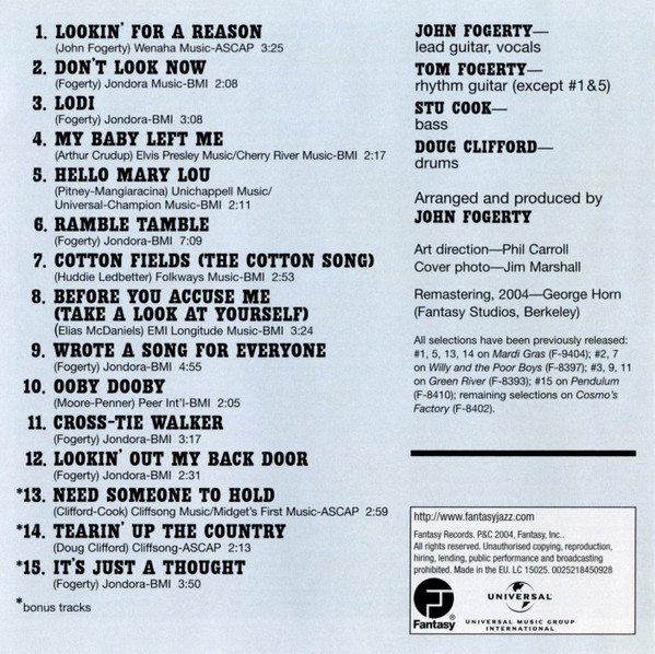 Creedence Clearwater Revival - Creedence Country (CD, Comp, RE, RM)