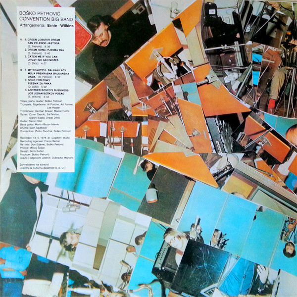 Boško Petrović Convention Big Band* - Green Lobster Dream (LP, Album, Gat)
