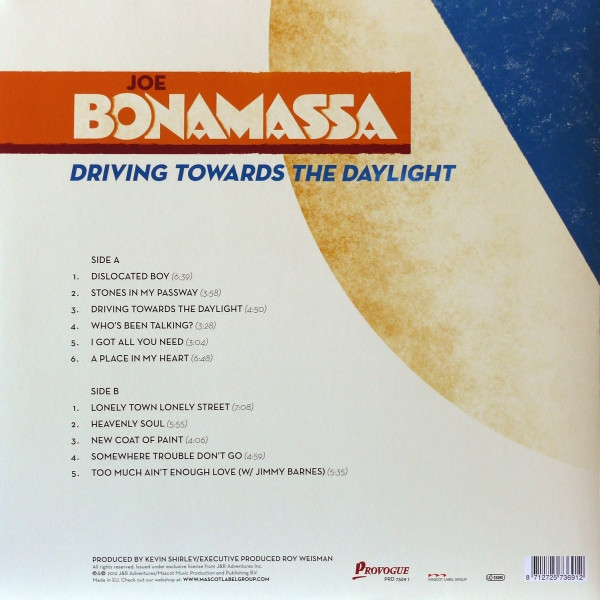 Joe Bonamassa - Driving Towards The Daylight (LP, Album)