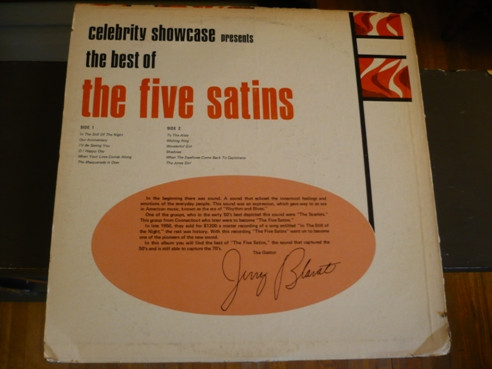 The Five Satins - The Best Of The Five Satins (LP, Comp)