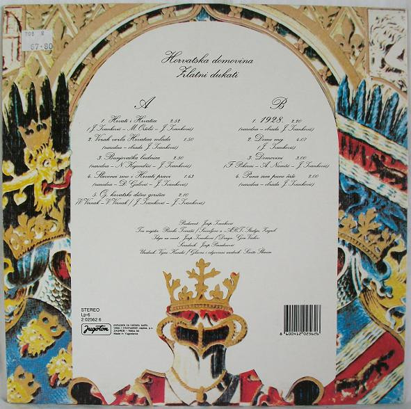 Zlatni Dukati - Horvatska Domovina (LP, Album)