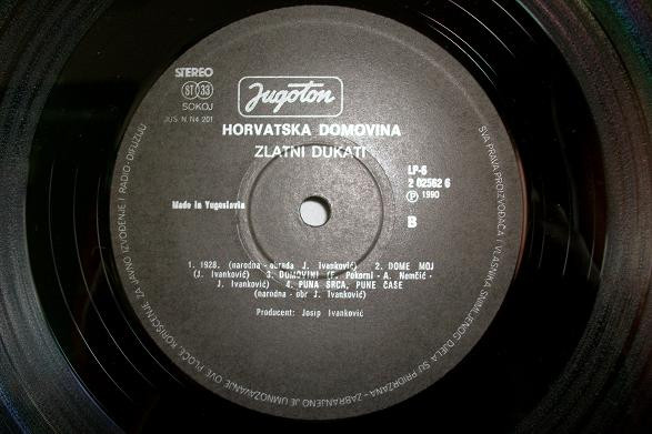 Zlatni Dukati - Horvatska Domovina (LP, Album)
