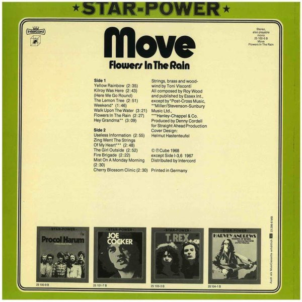 Move* - Flowers In The Rain (LP, Album, RE)