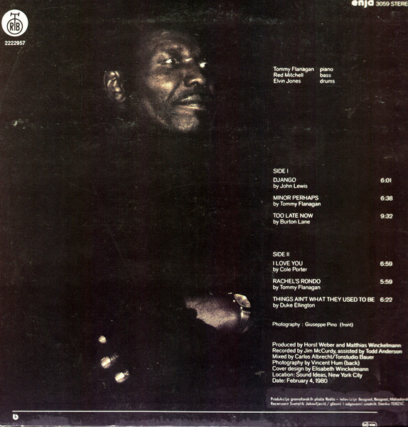 Tommy Flanagan, Red Mitchell, Elvin Jones - Super-Session (LP, Album, RE)