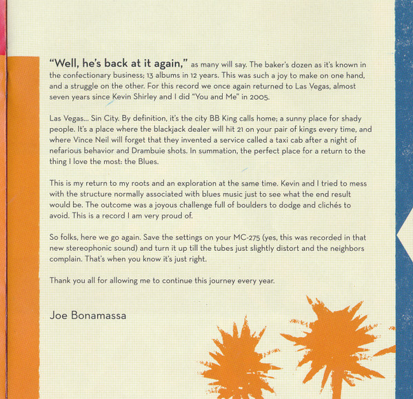 Joe Bonamassa - Driving Towards The Daylight (CD, Album)