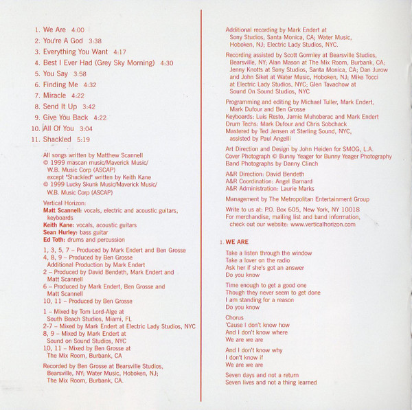 Vertical Horizon - Everything You Want (CD, Album, RE, JVC)