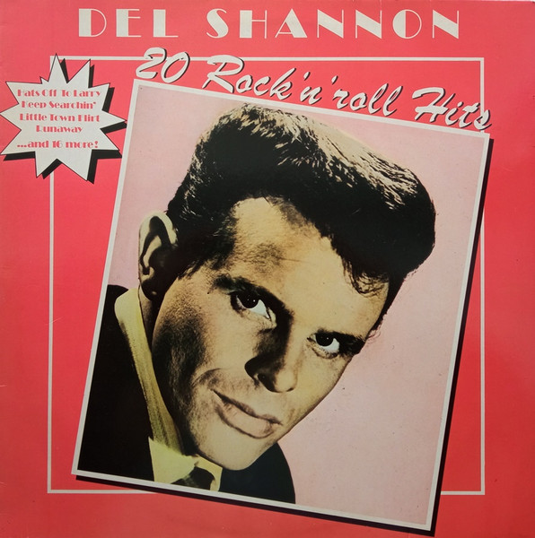 Del Shannon - 20 Rock 'N' Roll Hits (LP, Comp, RE)