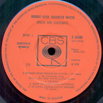 Simon And Garfunkel* - Bridge Over Troubled Water (LP, Album)
