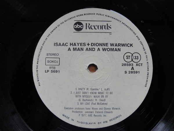 Isaac Hayes & Dionne Warwick - A Man And A Woman (2xLP, Album)