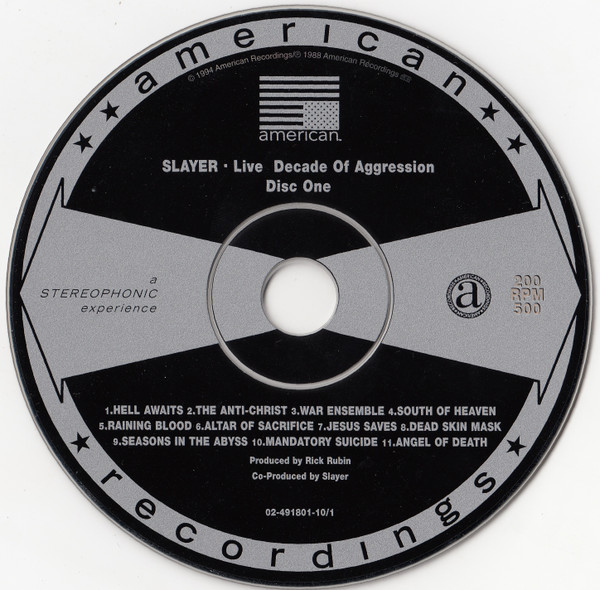 Slayer - Decade Of Aggression Live (2xCD, Album, RE)