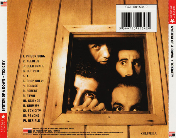 System Of A Down - Toxicity (CD, Album)