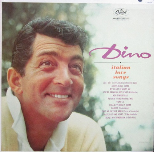 Dean Martin - Dino: Italian Love Songs (LP, Album, Mono)