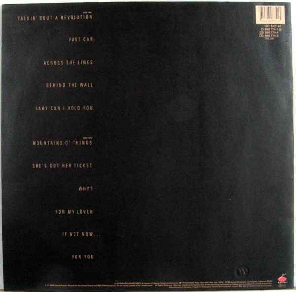 Tracy Chapman - Tracy Chapman (LP, Album, Mat)