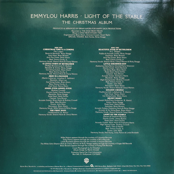 Emmylou Harris - Light Of The Stable (LP, Album)