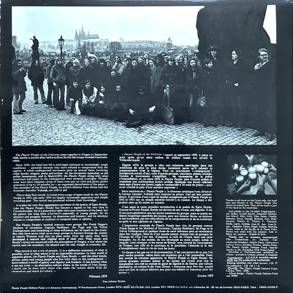 The Plastic People* - Egon Bondy's Happy Hearts Club Banned (LP, Album)