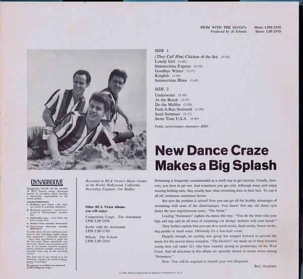 The Go-Go's - Swim With The Go-Go's (LP, Album)