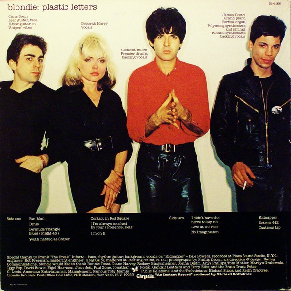 Blondie - Plastic Letters (LP, Album)