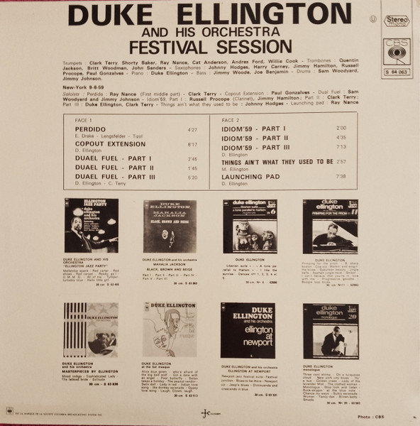 Duke Ellington And His Orchestra - Festival Session (LP, Album)