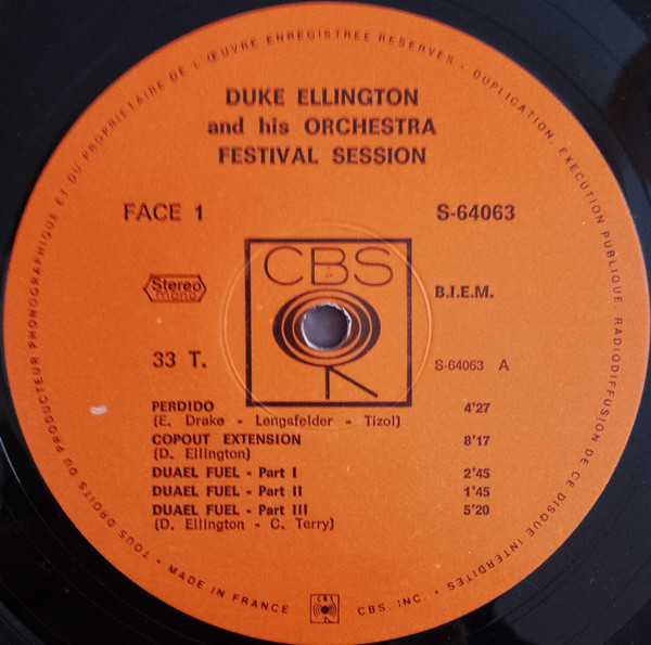 Duke Ellington And His Orchestra - Festival Session (LP, Album)