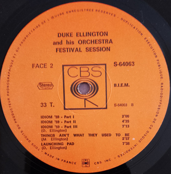 Duke Ellington And His Orchestra - Festival Session (LP, Album)