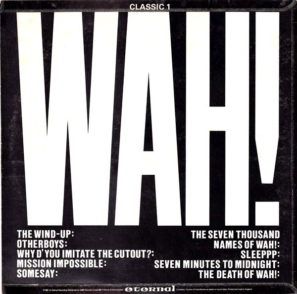 Wah! - Nah=Poo - The Art Of Bluff (LP, Album)