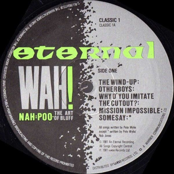 Wah! - Nah=Poo - The Art Of Bluff (LP, Album)