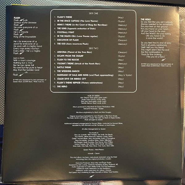 Queen - Flash Gordon (Original Soundtrack Music) (LP, Album, RE, RM, 180)