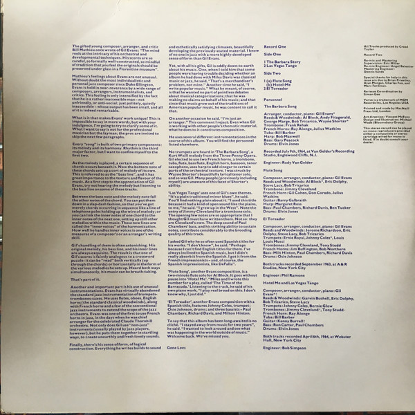 Gil Evans - The Individualism Of Gil Evans (2xLP, Comp)
