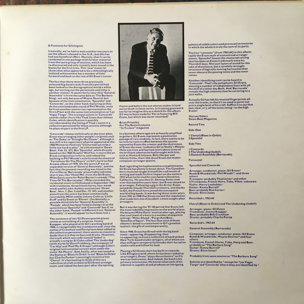 Gil Evans - The Individualism Of Gil Evans (2xLP, Comp)