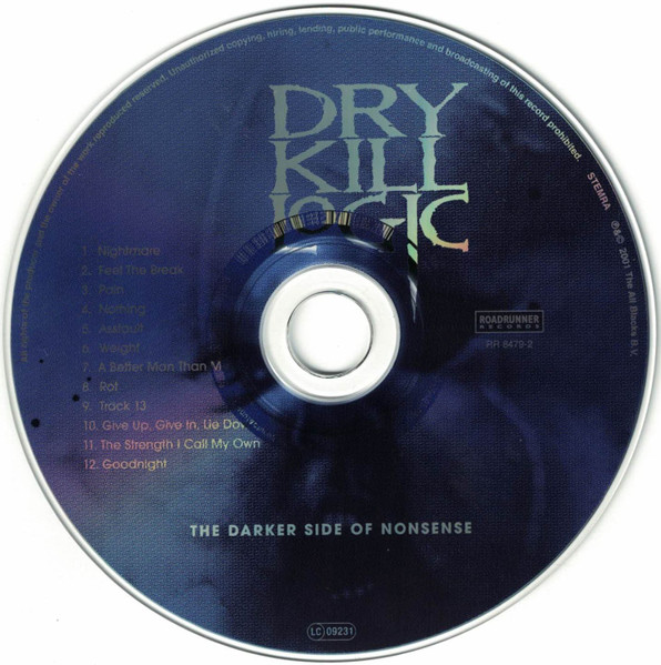Dry Kill Logic - The Darker Side Of Nonsense (CD, Album)
