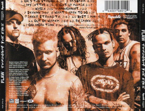 Flaw - Through The Eyes (CD, Album, Enh)