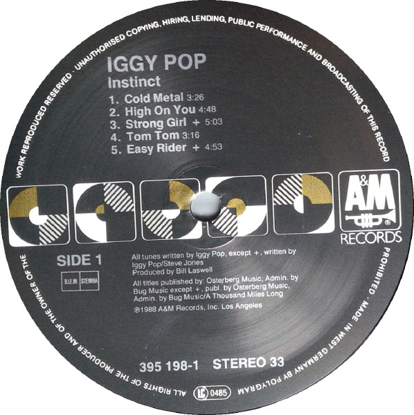 Iggy Pop - Instinct (LP, Album)