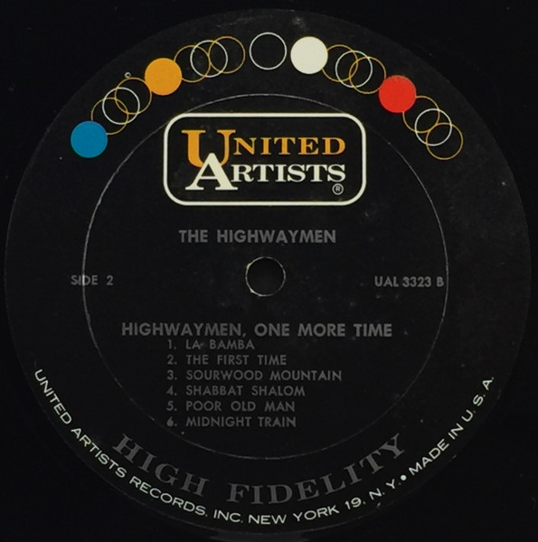 The Highwaymen* - One More Time! (LP, Album, Mono)