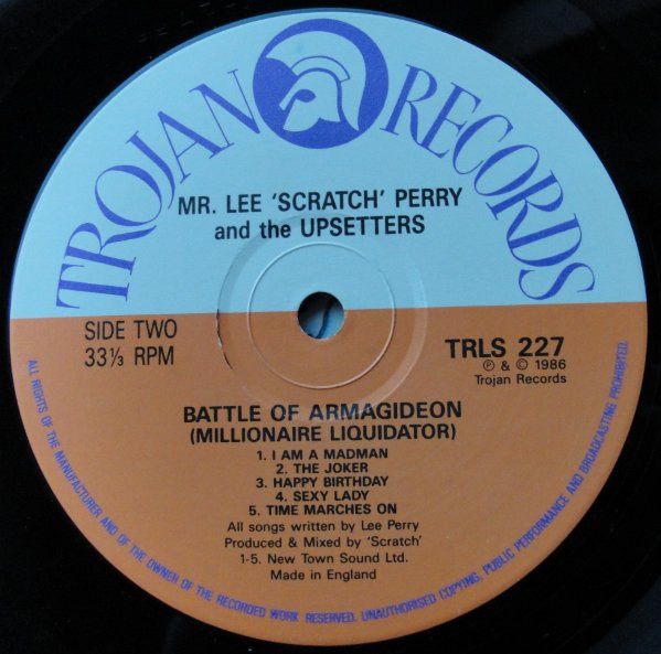 Mr. Lee 'Scratch' Perry And The Upsetters* - Battle Of Armagideon (Millionaire Liquidator) (LP, Album)