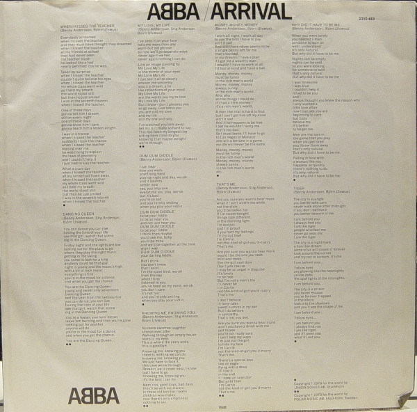 ABBA - Arrival (LP, Album)