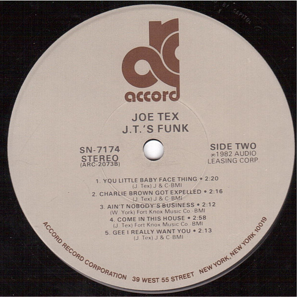 Joe Tex - J.T.'s Funk (LP, Comp)