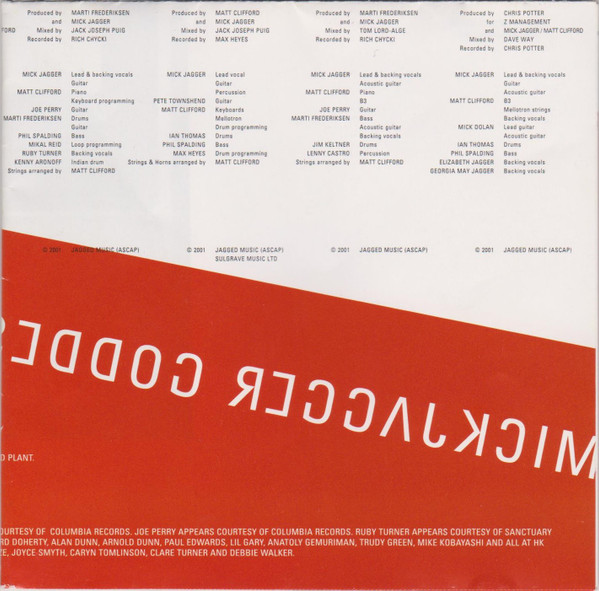 Mick Jagger - Goddessinthedoorway (CD, Album)