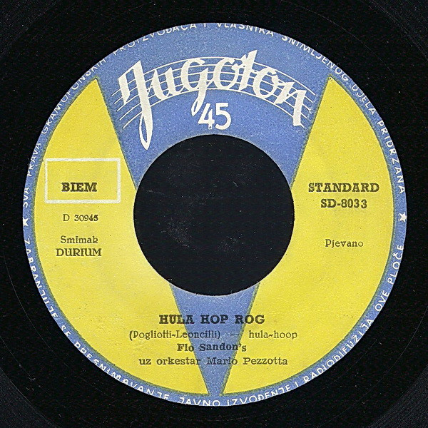 Flo Sandon's - Hula Hop Rog / Hula Hoop Song (7