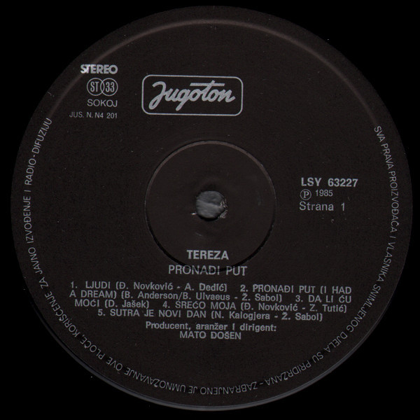Tereza* - Pronađi Put (LP, Album, Blu)