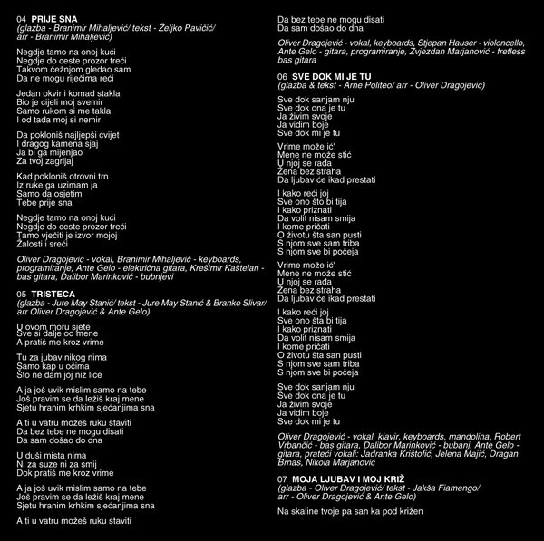 Oliver* - Samo Da Je Tu (CD, Album)