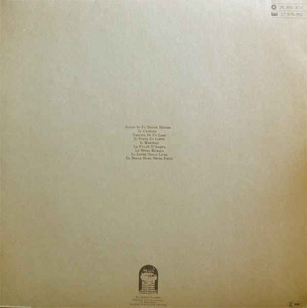 Angelo Branduardi - La Pulce D'Acqua (LP, Album, RE)