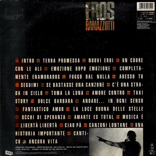 Eros Ramazzotti - Eros In Concert (2xLP)