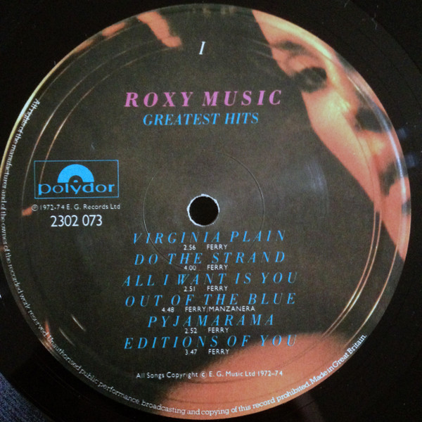 Roxy Music - Greatest Hits (LP, Comp)