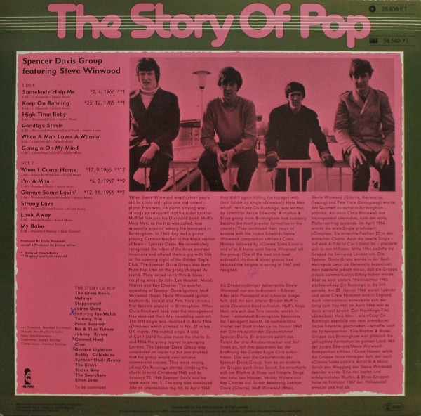 The Spencer Davis Group - The Story Of Pop (LP, Comp)